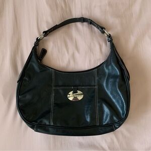 VNTG Nine West Black Bag #HoboBag #Y2K